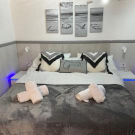 Monarch House - 5 ensuite rooms, 1 Ground floor bedroom, Sleeps 16, 60 yds beach & harbour, Dog Friendly