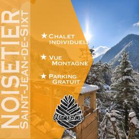 Le Noisetier - Mini Chalet 2 pers - 2min la Clusaz - AravisTour, hotel in Saint-Jean-de-Sixt