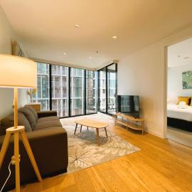 2BR 1 Bath, Dockland, Marvel Stadium, Spacious