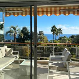 APPARTEMENT 2 chambres vue mer panoramique, proche Croisette Cannes