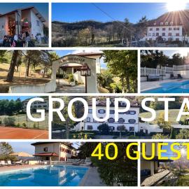 GROUP STAY VILLA - 40 Guests - PRIVATE POOL - TENNISCOURT - PRIVATE COOK - CONVERANCE ROOM villaitaly eu