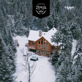 Chalet Red Deer Spa at Fiddler Lake, hotell sihtkohas Mille-Isles