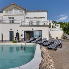 Villa with a beautiful panoramic view and a swimming pool- by Traveler tourist agency Krk ID 2397