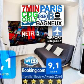 Bagneux Paris RER B Confort Netflix โรงแรมในกาช็อง