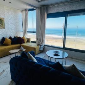 Beach Elegance Sea View & Serenity 40 min to RABAT