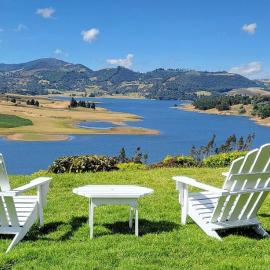 Mágica CASA FINCA represa del Sisga wi-fi, tv, BBQ, hotel u gradu Chocontá