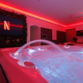 CASA AMOR & SPA, appartement suite jacuzzi & piscine chauffée, viešbutis mieste Montfort-sur-Argens