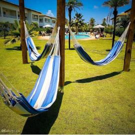 Apartamento Térreo 3 suítes Master Resort Treebies à Beira Mar Subauma Bahia、スバウマのホテル