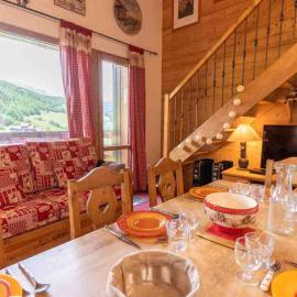 Sublime 3 pièces avec mezzanine à Valmorel, 8 pers, animaux admis, parking en option