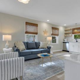 Coastal 3BD Bungalow One Block from Scenic Walkway