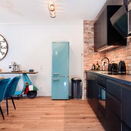 Aachen में, होटल bee Apartments Design NESPRESSO Küche Parkplätze PS5