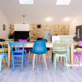 Ancien cuvage rénové au cœur du vignoble, hotel Prissé városában