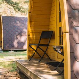 Natur Camp Birštonas Small Cabins, hotel i Birštonas