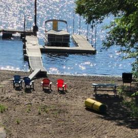 Spacious St Croix River Home with Private Beach