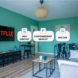 Le Colibri - Stationnement gratuit - Balcon - Jusqu'à 4 personnes