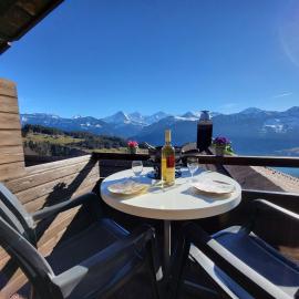Alpine Balcony 2-Room apartment、ベアテンベルクのホテル