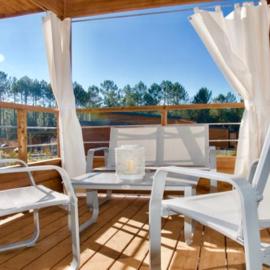 Chalet 2 chambres en Bois dans les landes n34, khách sạn ở Tosse