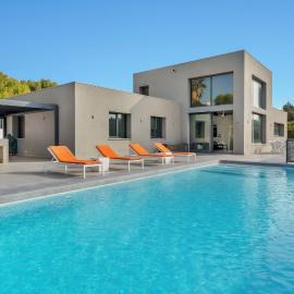 Casa Mieke Modern Villa Denia View of the Montgo Mountain