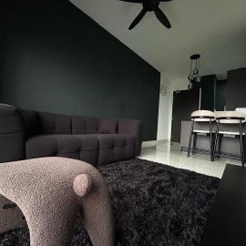 Cheras traders garden trader square 2 bedroom , WI-FI , TV box
