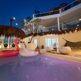 Casa de Playa privada con Piscina, Jacuzzi y Rooftop, hotel di Cartagena de Indias