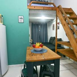 TinyHouse ch2 a5min de Jurerê In Ar Cond e Netflix