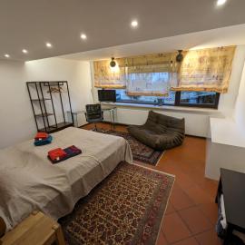 Appartment in der Auszeitoase Freystadt - 2 Zimmer, Billard, Sauna, Terrasse, Garten, Ladestation, nahe an Messe Nürnberg, hotell sihtkohas Freystadt
