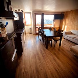 Joli appt 6 pers 2ch Belle Plagne pied des pistes, hotel in La Plagne Tarentaise