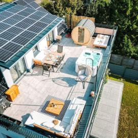 Luxusapartment in Backnang mit Wellness, viešbutis mieste Baknangas