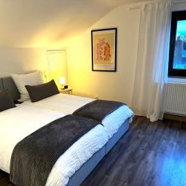 ST-Apartments Charming 3 - Helles Dachgeschoss-Studio mit Doppelbett oder zwei Einzelbetten - schönem Ausblick in ruhiger Lage und Parkplätzen direkt vor dem Haus