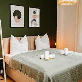 Ferienwohnung Elbzauber für 6 l Parkplatz l Balkon
