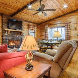 Peaceful mountain cabin retreat w spacious porch, מלון ברובינסוויל