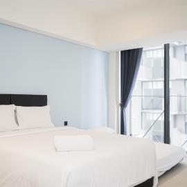 Cozy Stay Studio Apartment for 4 Persons at Carstensz Residence By Travelio, hótel í Kramat