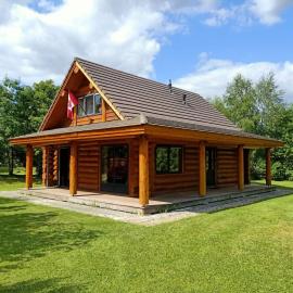 Unieke houten villa met SAUNA in Twente - 6p, hotell sihtkohas Den Ham