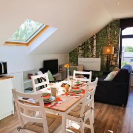 Studio 4 pers avec balcon et jardin