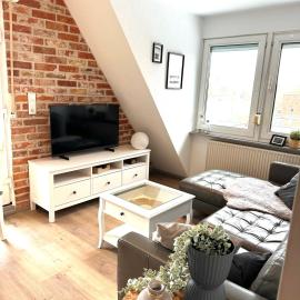 Ferienwohnung Auszeit Norddeich mit Seeblick I 5 Minuten zu Fuß zum Meer