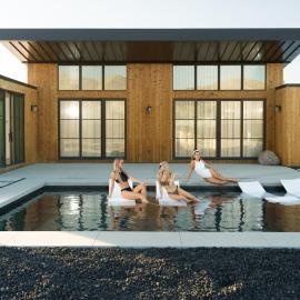 The Lunawood - Lux Home Pool and Spa, viešbutis mieste Džošua Tri