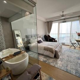 Luxury Seaview Studio Apartment -RAK Marjan Island
