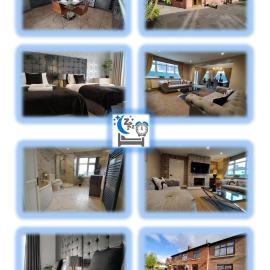 Sirius House - sleeps 7, driveway, garden, Hotel in Crewe