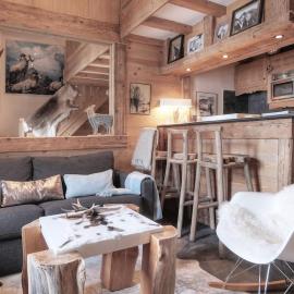 Duplex Chaleureux au Cœur de Megève 2 p