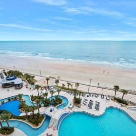 Luxury 10th Floor 1 BR Condo Direct Oceanfront Wyndham Ocean Walk Resort Daytona Beach | 1006