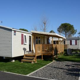 Mobil home - Clim, LV, LL, TV - Camping LA CARABASSE 4 étoiles - MH-A004