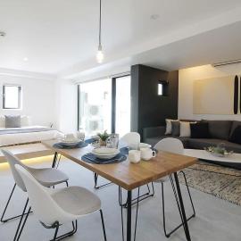 b hotel Heiwaodori 602 - Huge Apt in Famous Hiroshima Dori for 6p