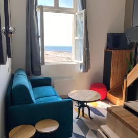 Une fenêtre sur l océan, Studio duplex dans résidence de standing avec piscine et vue sur mer, hotel din Le Croisic