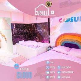 Capsule cloud - jacuzzi - projecteur cinema, hotel em Tourcoing