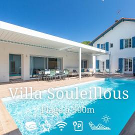 Villa Souleillous, basco landaise de prestige, 500m de la plage