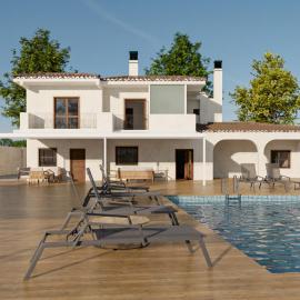 Villa Huerta 1 Manises, jacuzzi, sauna, piscina