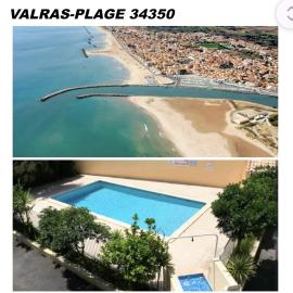 Studio Cabine Piscine-Clim-Parking-Plage200m