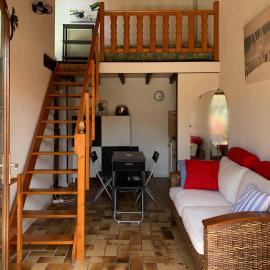 Maison 2 chambres à Biscarrosse Plage, à deux pas de la mer, avec terrasse, parking et ménage inclus - FR-1-319-438