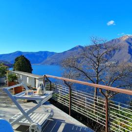 Apartment by Lake Maggiore with Mountain Views