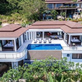 Sunny Banks 4 Bedroom Pool Villa, hotel en Koh Samui